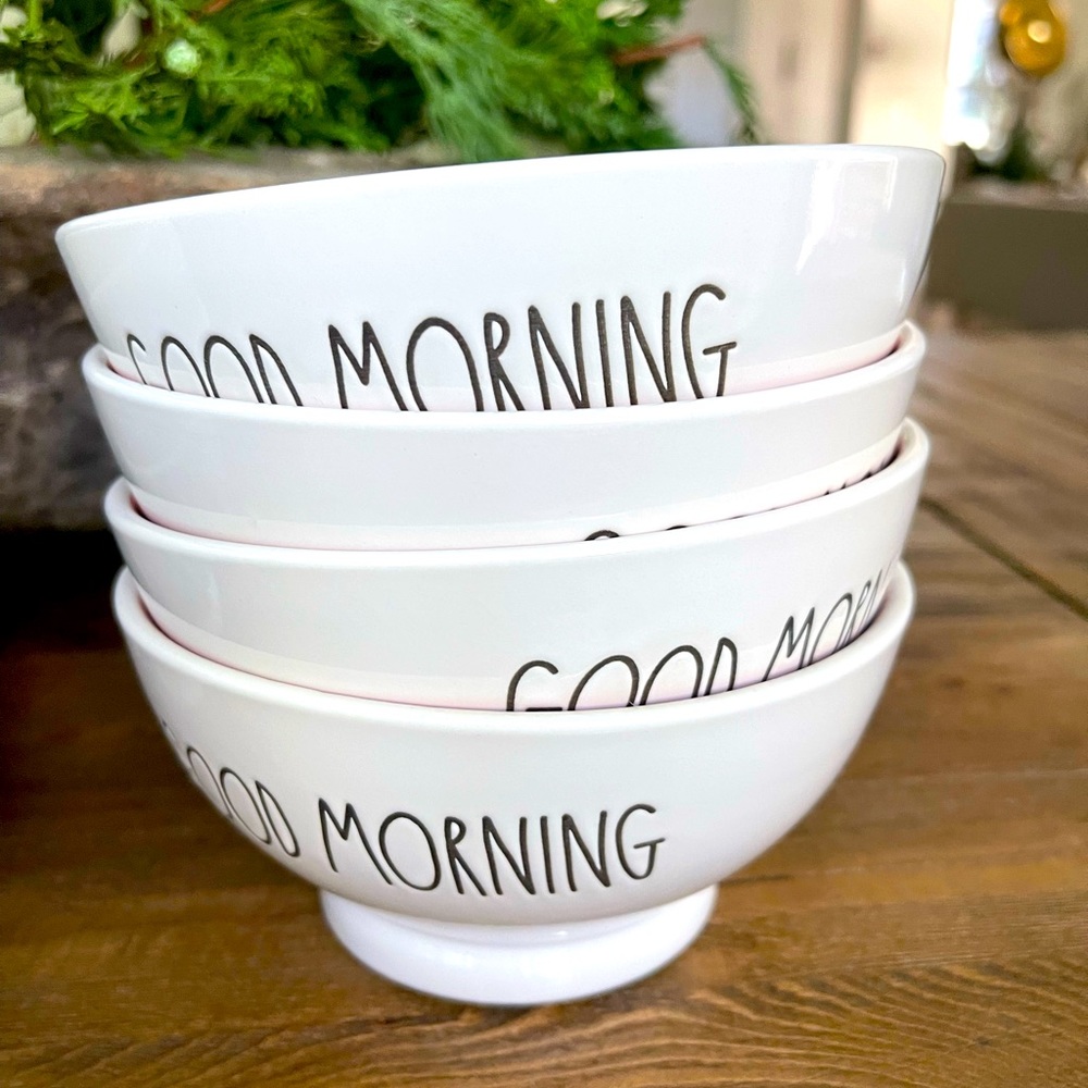 Rae Dunn Bowls with pink inside